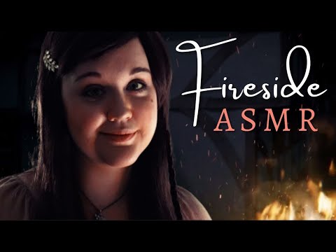 ASMR | Chatting by a Fire Outside a Party | Fireside Ambiance