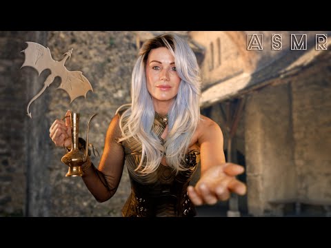 ASMR Medieval Fantasy Role Play | WARRIOR takes care of DRAGON (psst.. that's you!) 🐉