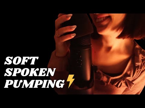 ASMR - FAST and AGGRESSIVE MIC COVER PUMPING, SWIRLING, Rubbing with SOFT SPOKEN😍