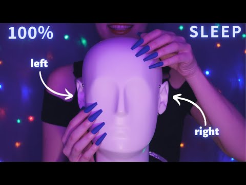 Asmr Binaural Dummy Head Mic Scratching & Tapping with Different Mic Covers | No Talking for Sleep