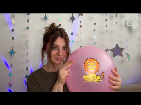 ASMR| Balloon Popping With Hoop Earrings ♥️| Squeaky Sounds 🎀
