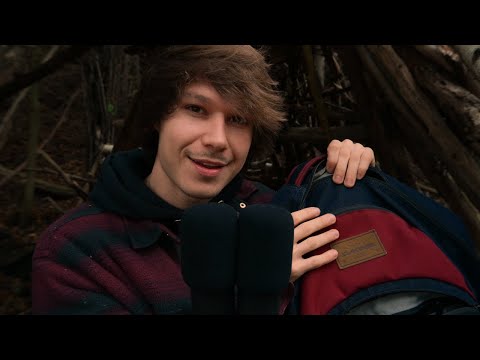ASMR in a Wood Hut by the River