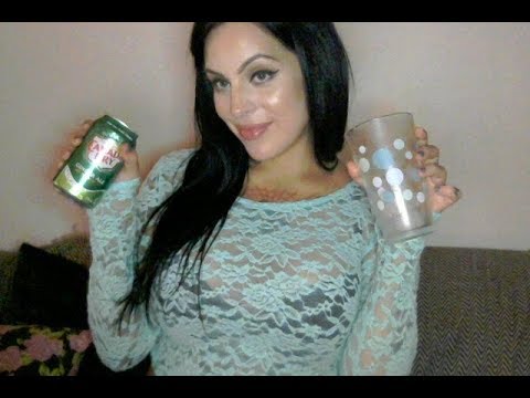 ASMR SODA POP TAP AND POUR - Ice Cold Ginger Ale