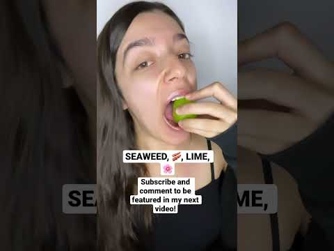 SEAWEED,🥓,LIME,🌸 = 🤢 SUBSCRIBE FOR MORE!! #shorts