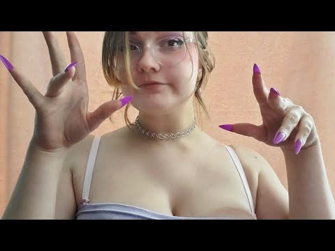 ASMR Skin Scratching with Long Nails
