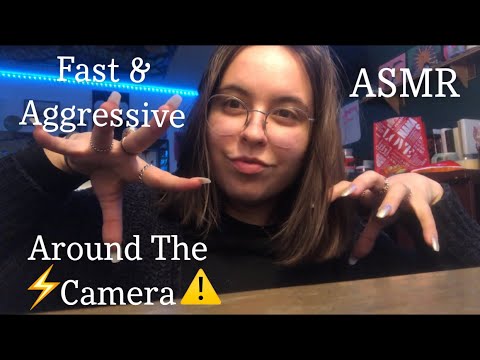 Fast & Aggressive Tapping & Scratching Around the Camera & Invisible Triggers