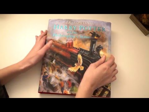 ASMR Harry Potter Illustrated Book | Quick Page Turning | Whispering | Tapping
