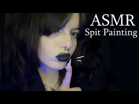 spit painting asmr (chaotic?)
