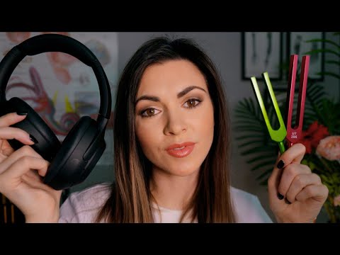 The Only ASMR Hearing Test You'll Ever Need 🎧 (Competing Phrases, Tuning Forks, Beeps, Headphones)