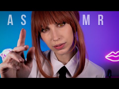 ♡ ASMR Makima Chain Saw Man RP ♡ You're My Good Pet (Gender Neutral) | Fabric Sounds and Visual ASMR