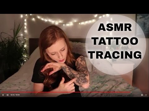 ASMR Tattoo Tracing! ASMR for Relaxation and Sleep, ASMR Finger Tracing, Tattoo Tracing ASMR!