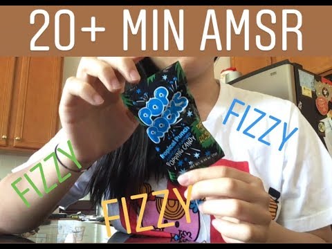 Asmr- Fizzing and Popping🥤!(Pop rocks,fizzy water,& mouth sounds)