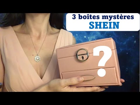 ASMR * 3 boîtes mystères SHEIN remplies de sublimes cadeaux