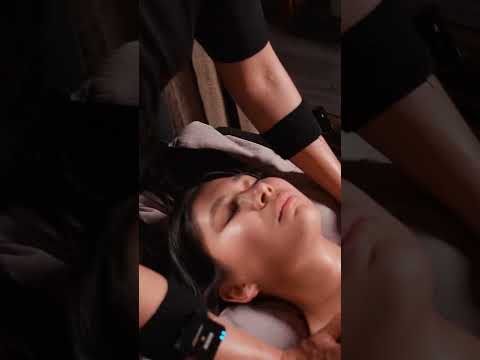 ASMR relaxing neck and décolleté massage for Xenia #neckmassage