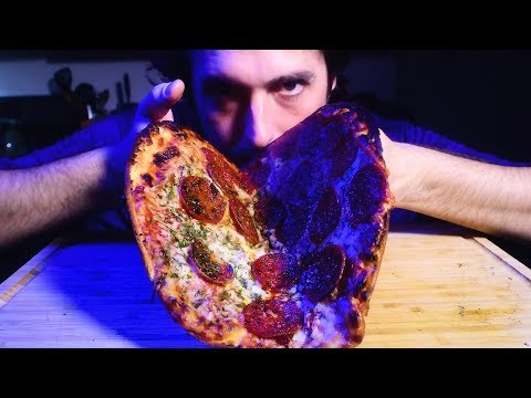 Making a Sad Man Pizza Quesadilla * ASMR * 자막 字幕  उपशीर्षक ( Real Sounds ) | Nomnomsammieboy