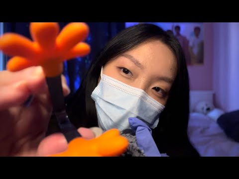 POV ASMR Breaking into Hospital for Lice Check (Bugs, mouth sounds, scalp massage)