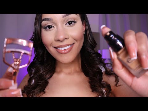 ASMR Doing Your Makeup 🧚🏼‍♂️ SLEEPY Personal attention Roleplay with Layered Sounds