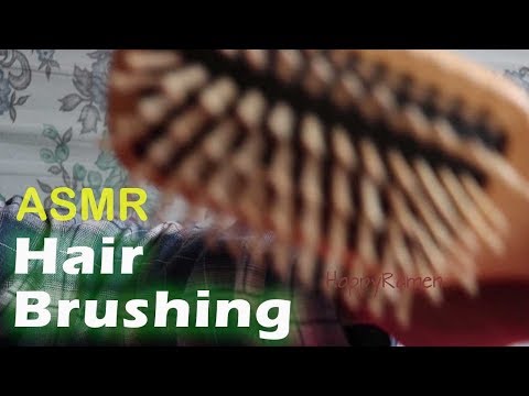 ASMR Brush Hair & Whispering