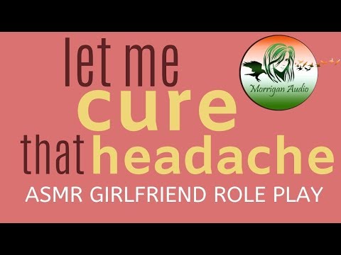 ASMR Girlfriend Role Play: Headache Comfort [Cup Tapping] [Head Scratches]
