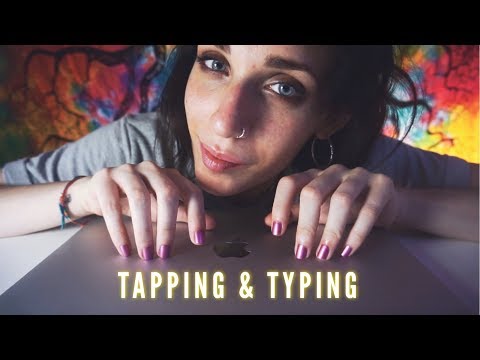 ASMR Tap Tap Typing on a MacBook Pro | Tapping Session, Keyboard Sounds