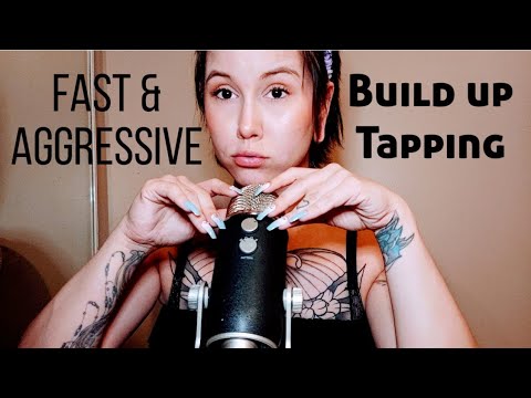 ASMR | Fast & aggressive build up tapping 💓