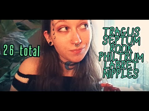 (ASMR) ♡ ABOUT MY PIERCINGS