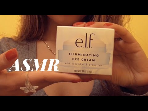 ASMR Ear to Ear Whispering - ELF Unboxing Eye Cream
