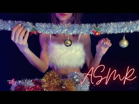 ASMR | Christmas & New Year Vibe 🥳 Rubbing, Scratching & Tapping Objects | Bell Sounds (No Talking)