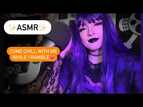 ASMR// come chill with me while I ramble✨(whispering)