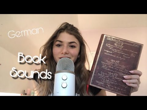 ASMR- RELAXING BOOK SOUNDS 💤 (ASMR Deutsch/German)