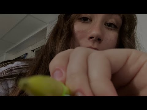 drawing on you! (fast & lots of mouth sounds) *lofi asmr*