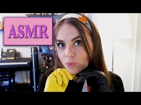 ASMR TINGLES BATTLE -  LEATHER GLOVES vs RUBBER GLOVES