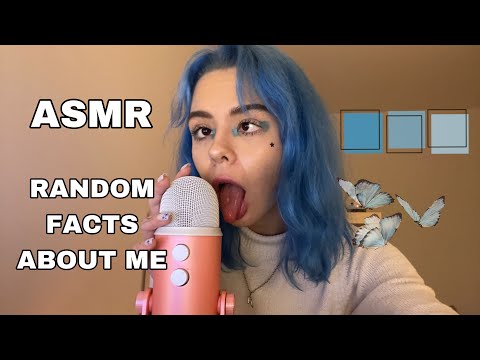 ASMR WHISPERING RANDOM FACTS ABOUT ME