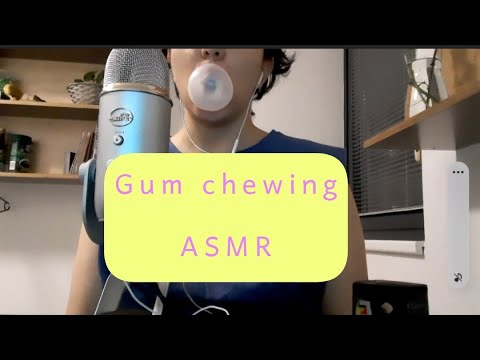 asmr , gum chewing