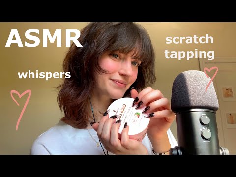 ASMR ~ Scratch Tapping and Whispers for Relaxation