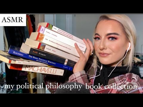 ASMR | book collection ~ political philosophy edition