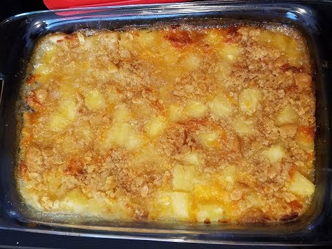 ASMR | Making (and Tasting) Cheesy Pineapple Casserole