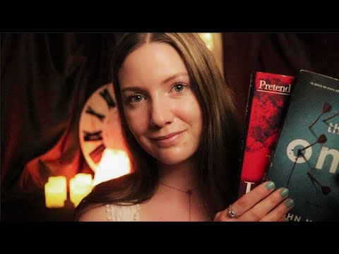 ASMR | Close Ear to Ear Whispers | Book Sounds | Page Turning | Thrift Store Book Haul