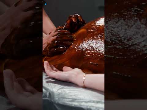 ASMR relaxing foot massage and chocolate mask for Lisa #asmrrelaxing