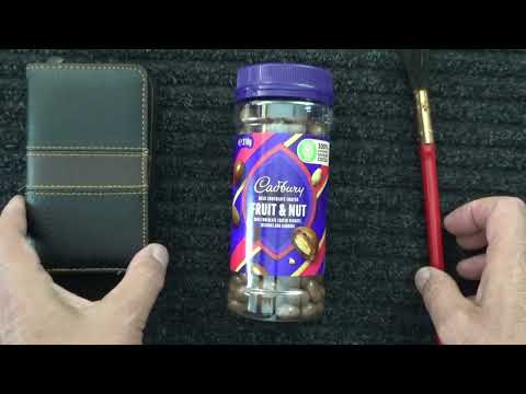 ASMR - Chocolate Peanuts & Brushing - Australian Accent - Discussing in a Quiet Whisper & Eating