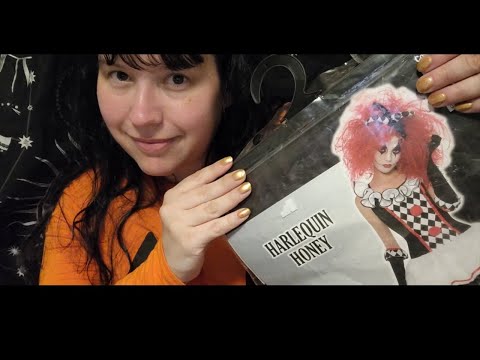 ASMR - MY 1ST HALLOWEEN THEMED VIDEO OF THE YEAR !! Getting you ready as a Harlequin Honey!