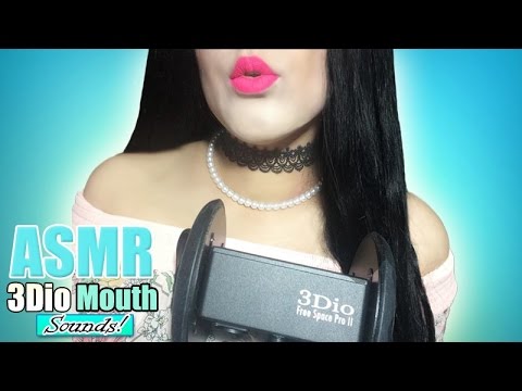 ASMR 3Dio Mouth Sounds - Ear Sucking, Licking, & Kissing
