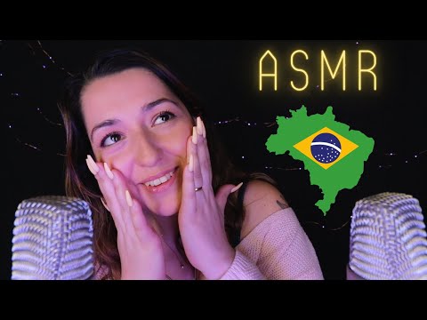 ASMR | Trying to Speak Portuguese / Tentando Falar Português Brasileiro 🇺🇸🇧🇷 ( Depois 3 Anos)