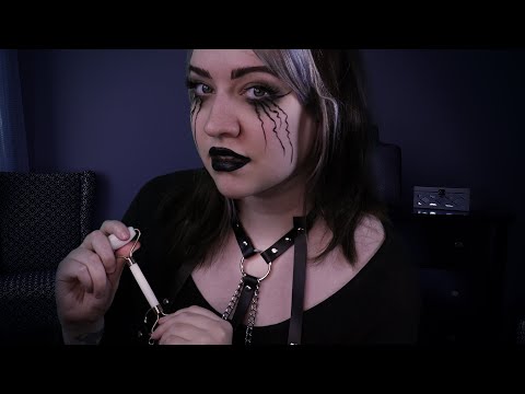 ASMR Undercover Demon Steals Your Soul (girlies only!🖤) / Face Cleaning, Writing, Personal Attention