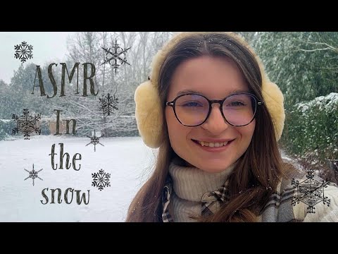 ASMR in the snow ❄️ (Nature sounds, snow crunching,...)
