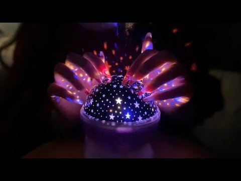 ASMR | Starry Night 💫 (light triggers, tapping, scratching, and hand movements) no talking ✨