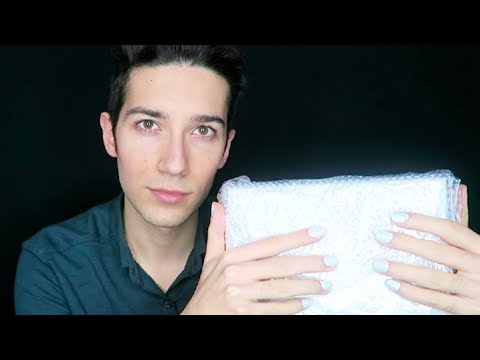 ASMR Opening Your Present 🎀 Crinkle Sounds, Tapping