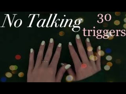 ASMR nail tapping on 30 different bottles