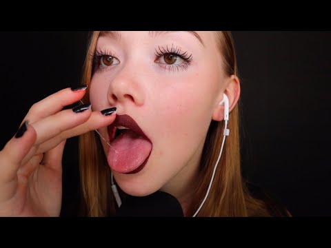 ASMR| RELAXING SPIT PAINTING FOR SLEEP😴💦👄