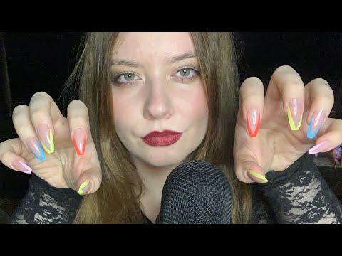 ASMR | Trying the Fake Nails from Pretty Little Things 🧡🖤